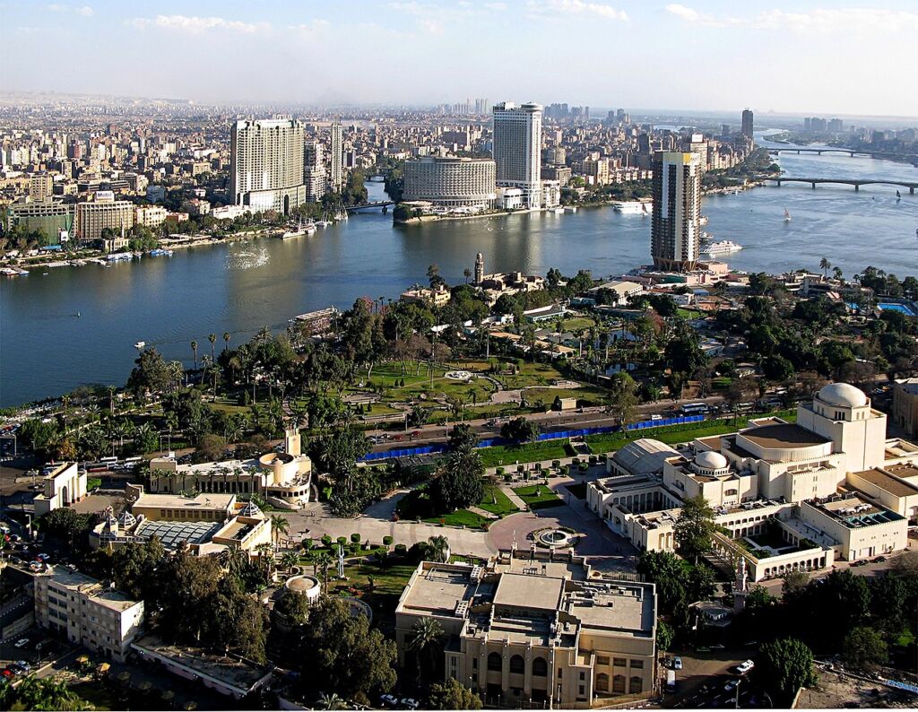 Photo showing Cairo as seen from Cairo Tower 